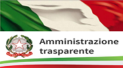  bandiera italiana con scritta amministrazione trasparente
