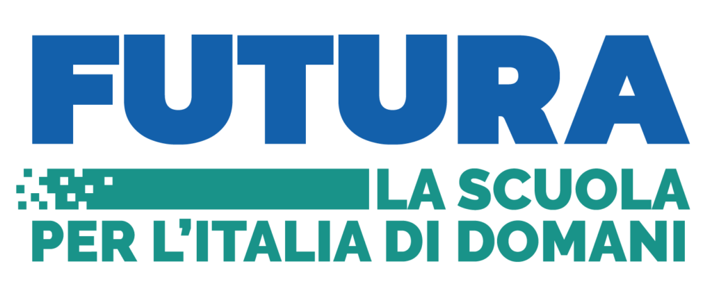 scritta futura la scuola per l'italia di domani -logo di futura